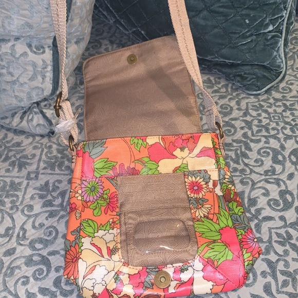 Sakroots flat cross body floral pink bag - Picture 4 of 9